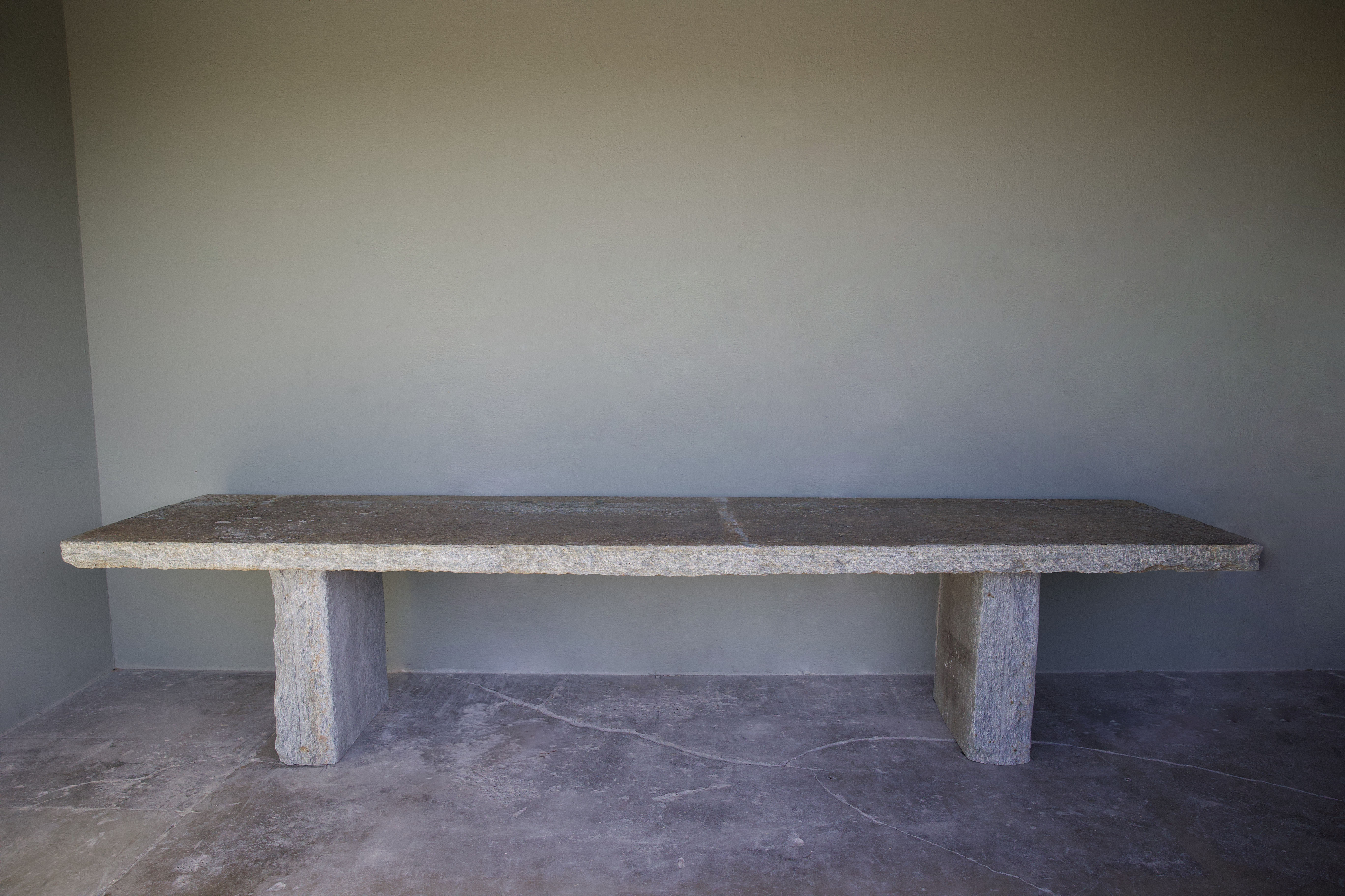 Antique Stone Table from the Piedmont region of Italy